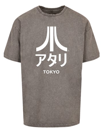 F4NT4STIC Oversize T-Shirt Atari Tokyo Retro Arcade Games in Asphalt