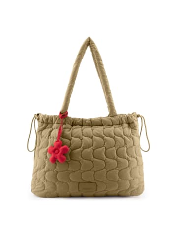 Seidenfelt Shopper in Grün