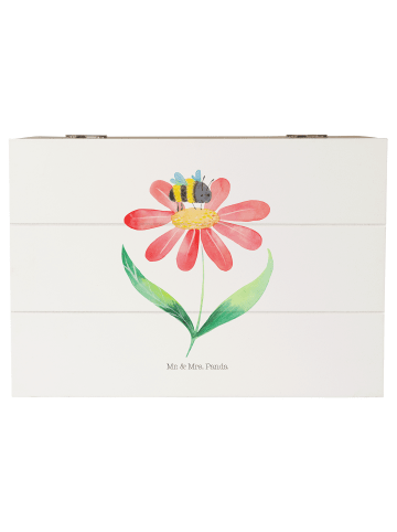 Mr. & Mrs. Panda Geschenkbox Hummel Blume ohne Spruch in Weiß