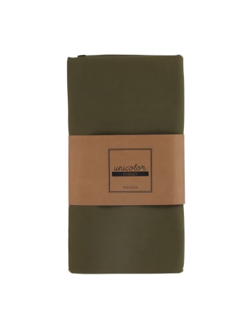 Home&Styling Collection Tischläufer aus Baumwolle in neutraler Farbe in Khaki, (B) 40 x (L) 150 cm