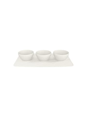 Villeroy & Boch 3er Set Dipschälchen-Set Manufacture Rock in weiß