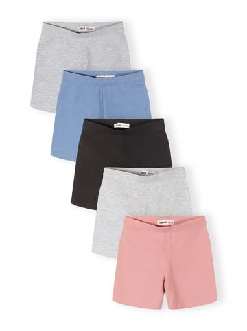 Minoti 5-er Pack Leggings 30SHORT164 in Blau