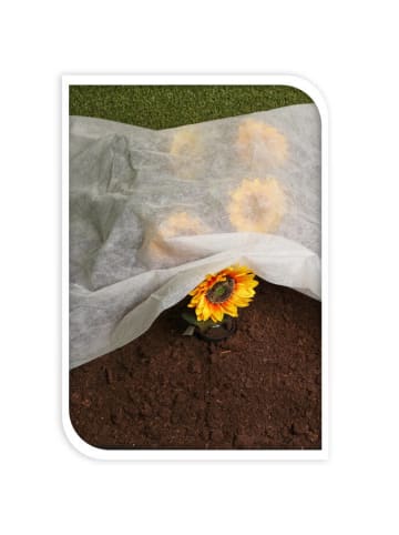 PROGARDEN Gartenvlies in weiß