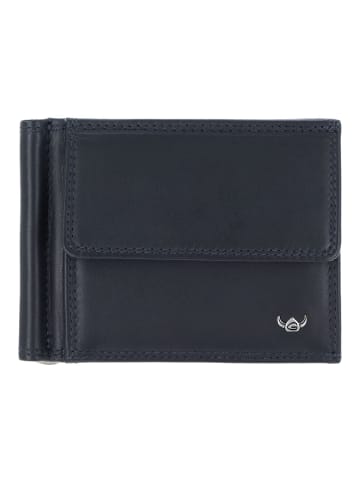 Golden Head Polo Geldbörse RFID Schutz Leder 11 cm marineblau