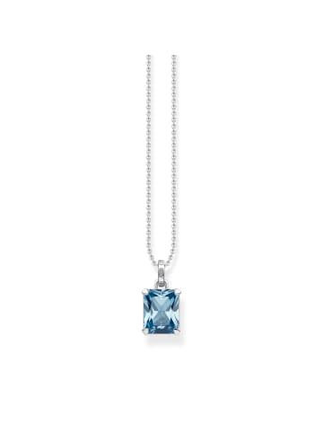 Thomas Sabo Kette in silber, blau