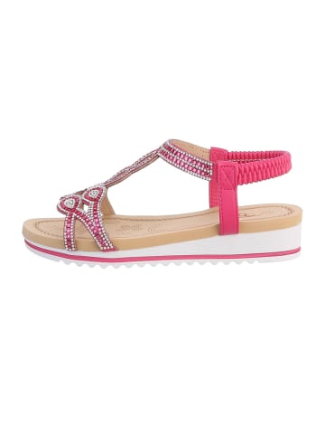 Ital-Design Sandale & Sandalette in Pink