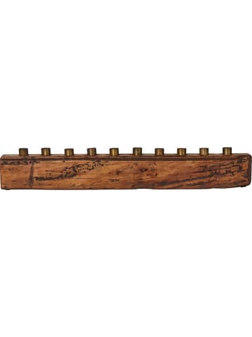 IB Laursen Kerzenhalter für 10 Stabkerzen 2,2 cm UNIKA in natur