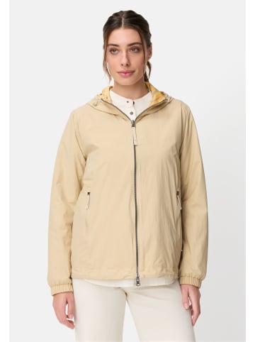 Camel Active Wendejacke mit Allover-Print und unifarbener Seite in Sand