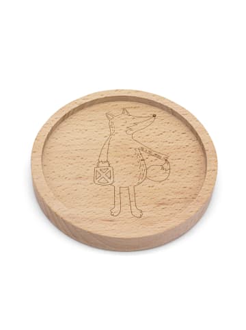 Mr. & Mrs. Panda Tischuntersetzer Fuchs Laterne ohne Spruch in Transparent