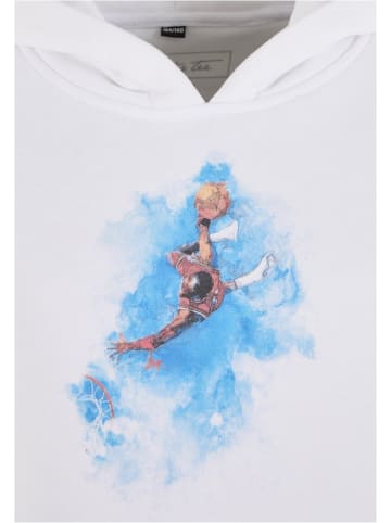 Mister Tee Kinder Hoodie "Basketball Clouds Hoody Kids White 122/128" in Weiß