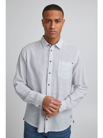 BLEND Langarmhemd Shirt - 20713380  Langarmhemd aus Leinenmix in Weiß
