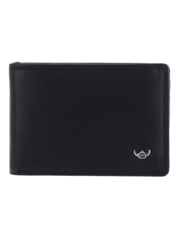 Golden Head Polo Geldbörse RFID Schutz Leder 10.5 cm schwarz