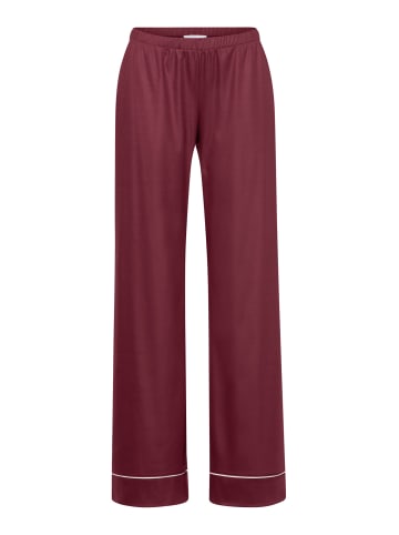 Hanro Sweatpants Eleni in ruby wine