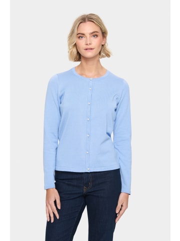 SAINT TROPEZ Strickjacke JemmaSZ Gerade Passform in Hydrangea