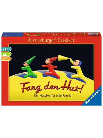 Ravensburger Würfelspiel Fang den Hut!® - Gesellschaftsspiel & Brettspiel ab 6 Jahre 6-99 Jahre in bunt