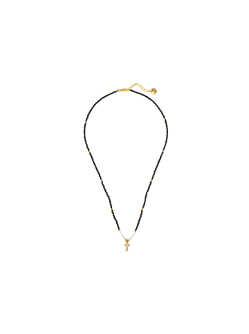 Luxenter Halskette Nyali mit 18 Karat Gelbgold-Finish – NYALI