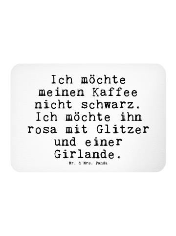 Mr. & Mrs. Panda magnet für kühlschrank Ich möchte meinen Kaffee... in Weiß