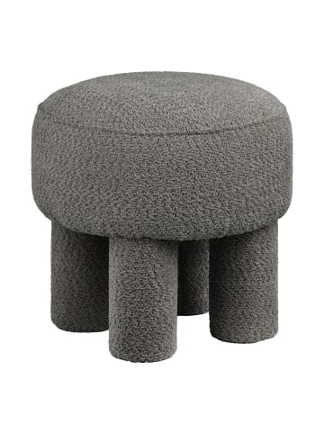 ebuy24 Pouf Frida Anthrazitgrau 43 x 43 cm