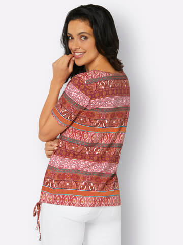 WITT WEIDEN Druck-Shirt in papaya-terra-bedruckt