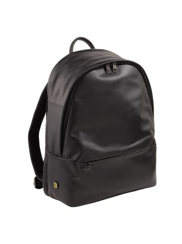 DuDu Casablanca Daypack Leder 40 cm Laptopfach black