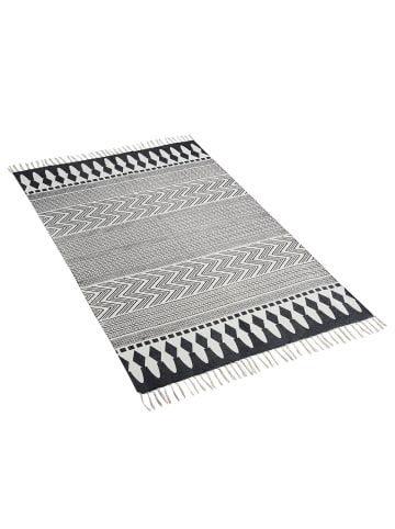 home24 Kurzflorteppich Texas in Schwarz