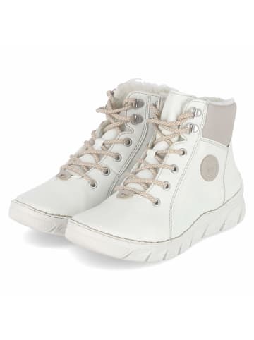rieker Schnürstiefel in weiss
