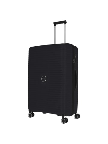 travelite Orbita - 4-Rollen-Trolley L 77 cm (black) in schwarz