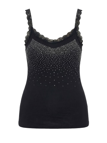 MIAMODA Strick-Top in schwarz