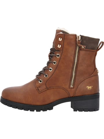 Mustang Schnürstiefel in cognac