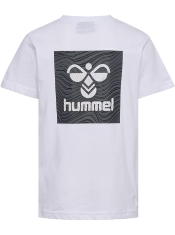 Hummel T-Shirt Hmloffgrid Kinder in WHITE/FORGED IRON