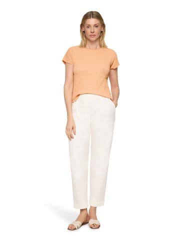 Betty Barclay Strukturshirt mit U-Boot-Ausschnitt in Peach