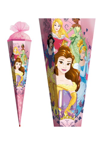 ROTH Schultüte groß Disney Princess 85 cm, Glitter in Rosa