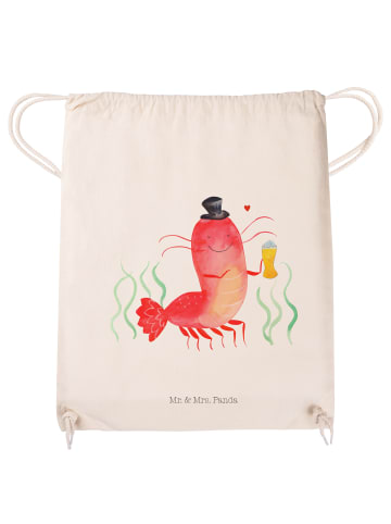 Mr. & Mrs. Panda Gym Bag Hummer Weizen ohne Spruch in Creme