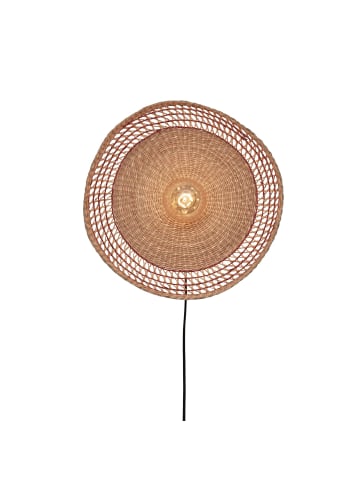 GOOD&MOJO Wandlampe Pantanal - Seegras/Rot - Ø45cm