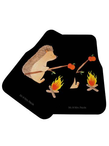 Mr. & Mrs. Panda Automatte Igel Grillen ohne Spruch in Schwarz