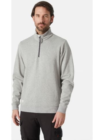 Helly Hansen Pullover "Classic Half Zip Sweatshirt" in Grau