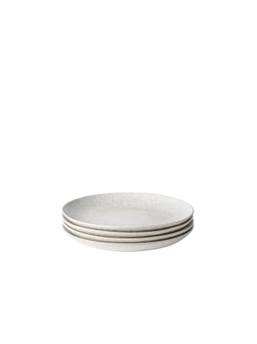 gipfelstück Speiseteller-Set, Steinzeug Alpenwiese in Creme