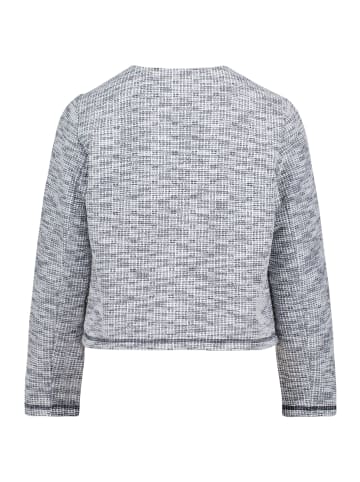 BETTY & CO Jerseyjacke langarm in Dunkelblau/Weiß