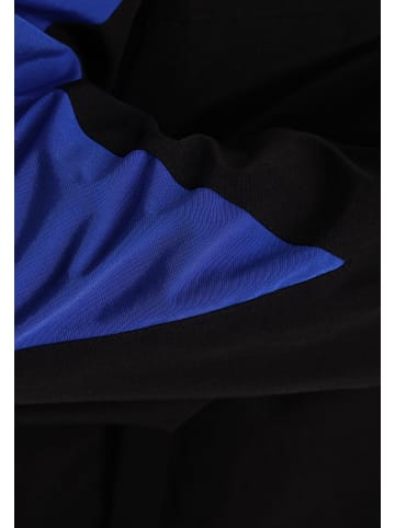 MO Men Jacket in Schwarz Königsblau Colorblock