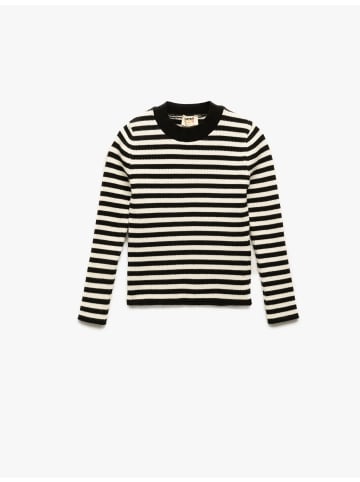 KOTON SWEATERS in Schwarz Gestreift