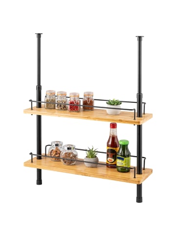 bremermann Teleskopgewürzregal schwarz