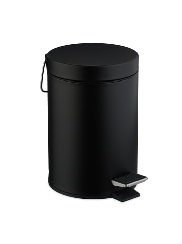 relaxdays Kosmetikeimer in Schwarz - 3 Liter