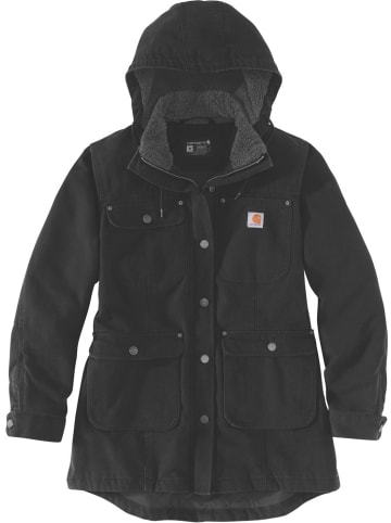 CARHARTT  Parka "Weathered Duck 105512" in Schwarz