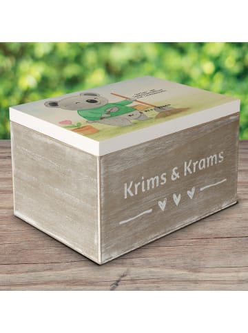 Mr. & Mrs. Panda Truhe Garten- und Landschaftsbauer Leidenschaft... in Weiß