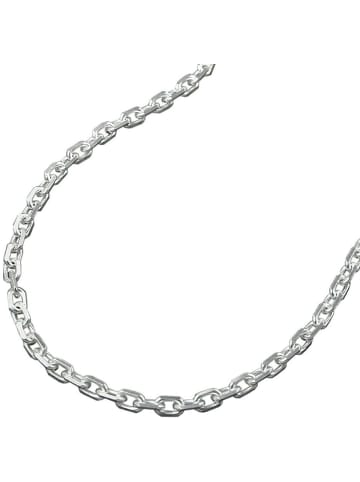 Gallay Kette 2mm Ankerkette 8x diamantiert Silber 925 60cm in silber