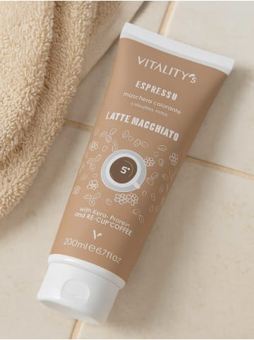 Vitality´s Essential Espresso Latte Macchiato Haartönung als Farbauffrischung helles Haar 200 ml