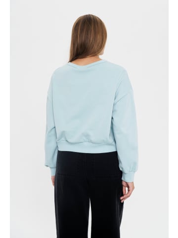 SAINT TROPEZ Sweatshirt NevannaSZ Oversize fit in Sterling Blue