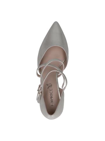 Caprice Riemchenpumps in Silber
