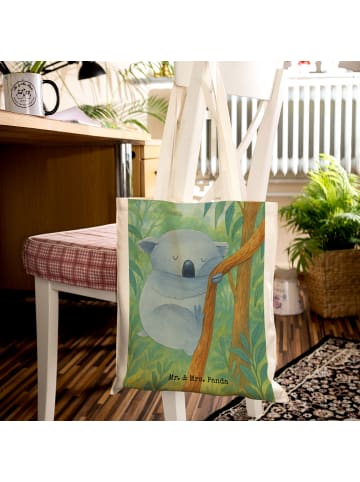 Mr. & Mrs. Panda Stoffbeutel Koalabär Design ohne Spruch in Weiß