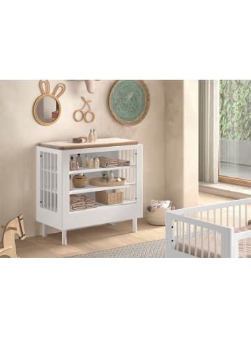 58 aufm Kessel WICKELREGAL Keeley Buche Weiß Holz Babyregal Komfort Stabil Modern